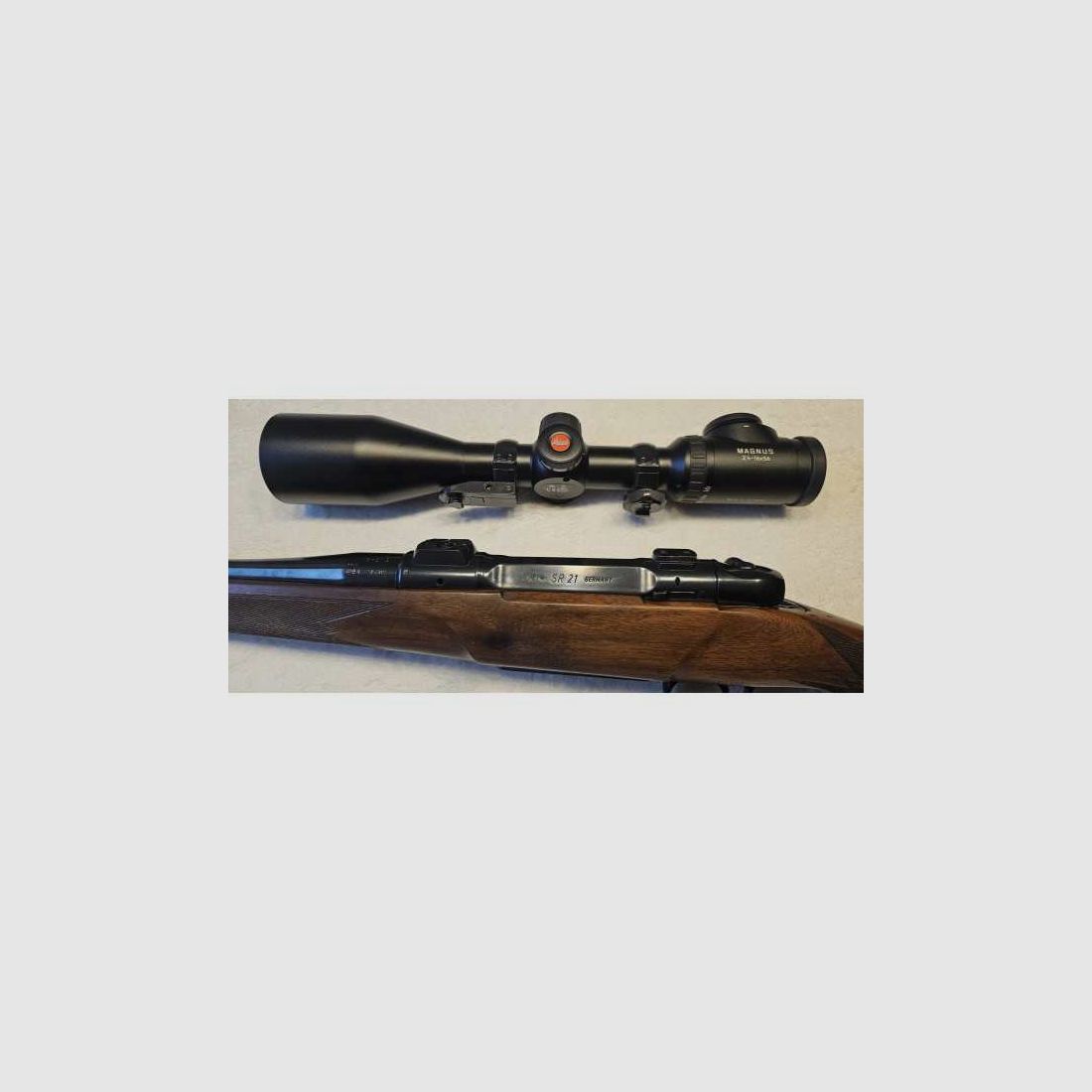 Heym SR21 8x57 IS Classic Repeating Rifle with Leica Magnus