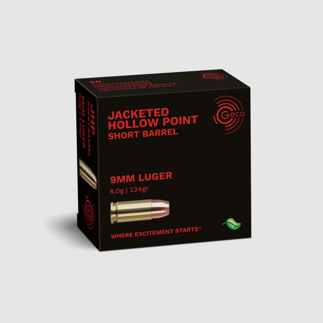 MUNITION GECO 9X19 (9 PARA) 2402932, Bild 1 von 2