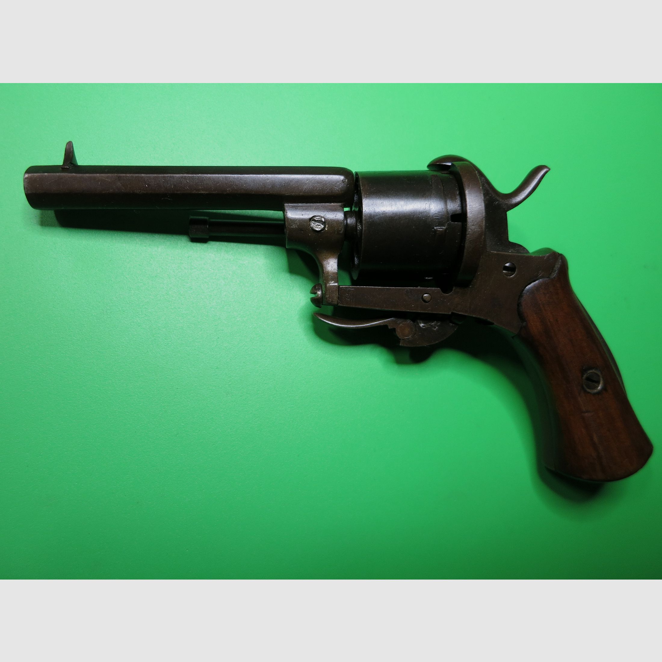 Revolver, Lefaucheux-Stiftfeuerrevolver M1854, Kal. 7 mm, Zivileproduktion     #83