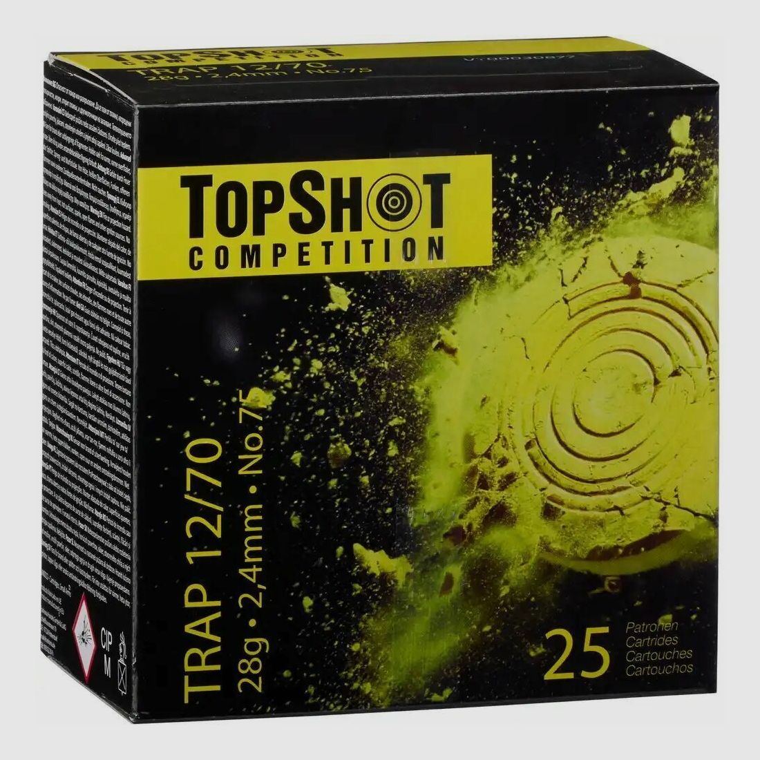 TopShot Competition Competition 12/70 Trap 2,4 mm / 28 g / 25 pz