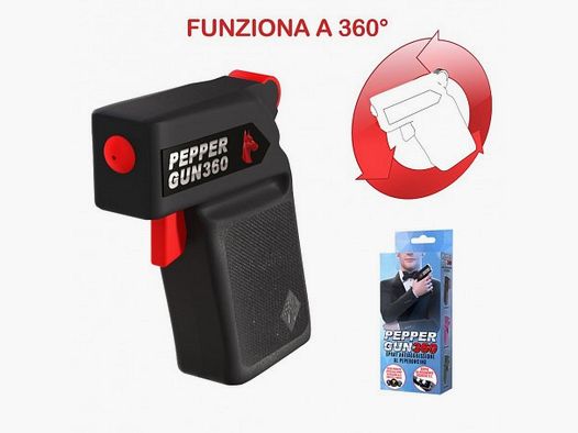 Pfefferspray Pepper Gun 360 – 2.000.000 Scoville