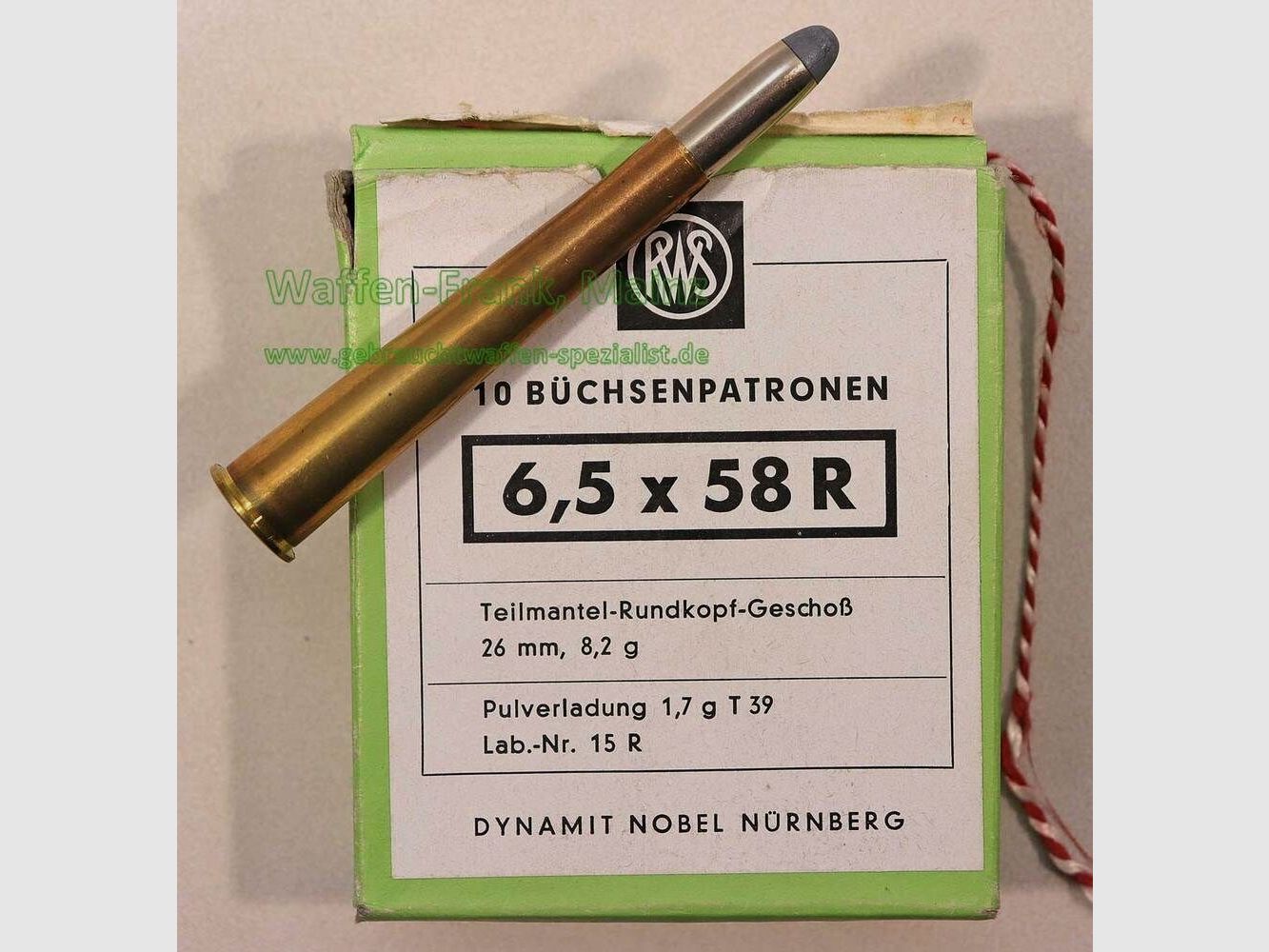 RWS (WZd.Fa.Rottweil) Büchsenpatronen