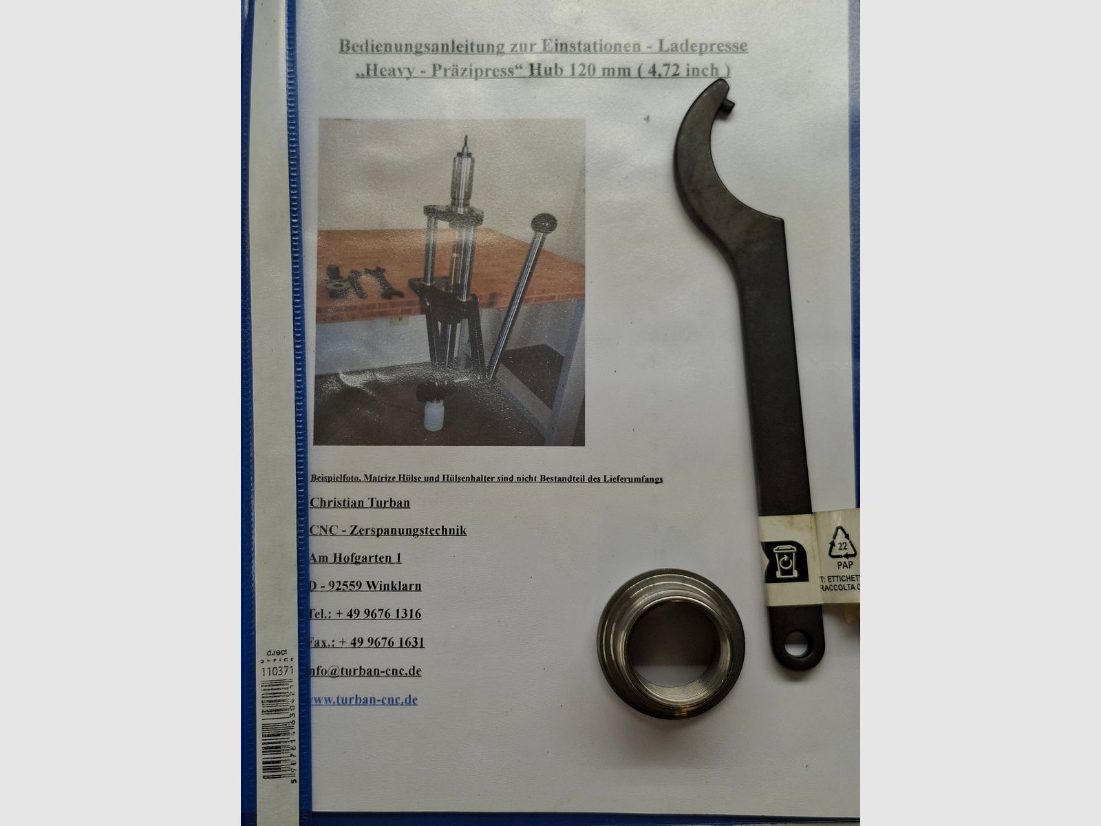 Turban Heavy Medium Press avec socle surélevé - Garantie !