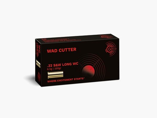 32S&W LONG WAD CUTTER GECO (doos van 50)