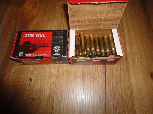 100 St Norma Hülsen .308 /7,62x51mm in original Verpackung Wiederladen