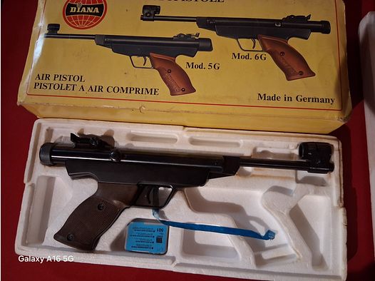 <pistola de aire comprimido Diana 6G</pistola>