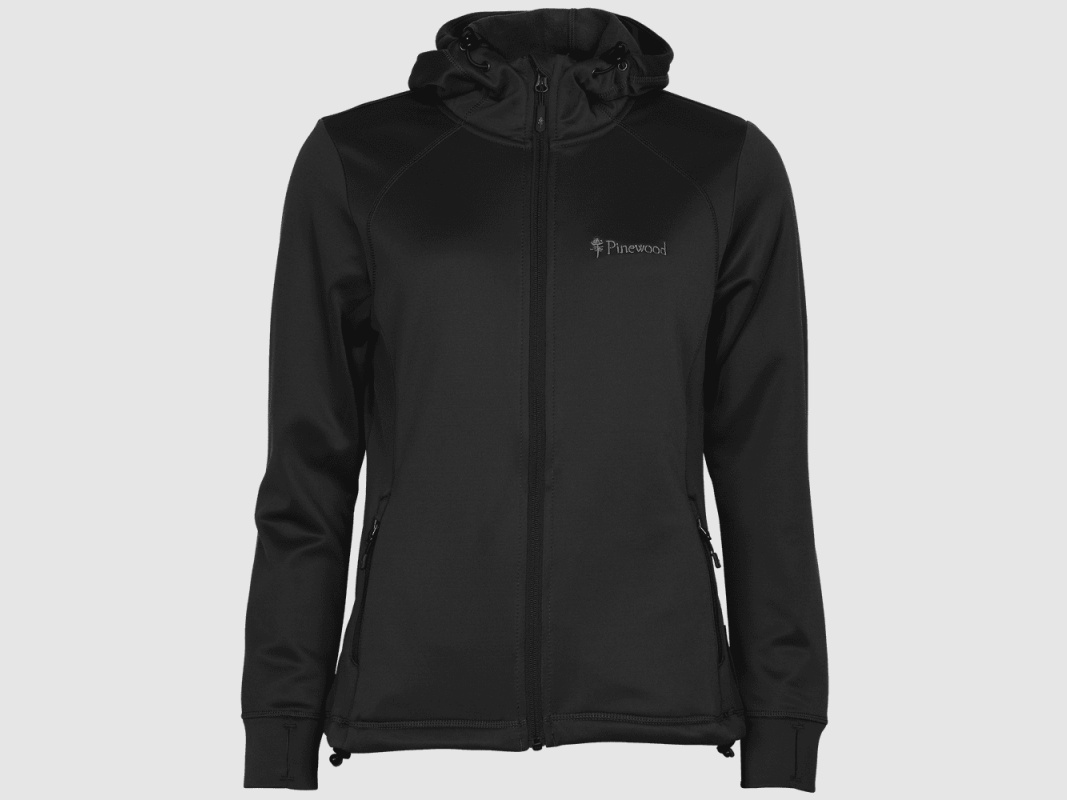 Pinewood Damen Sweatjacke Finnveden Schwarz S