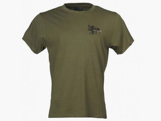 Univers groen T-shirt met wildzwijnprint art. 94366 358