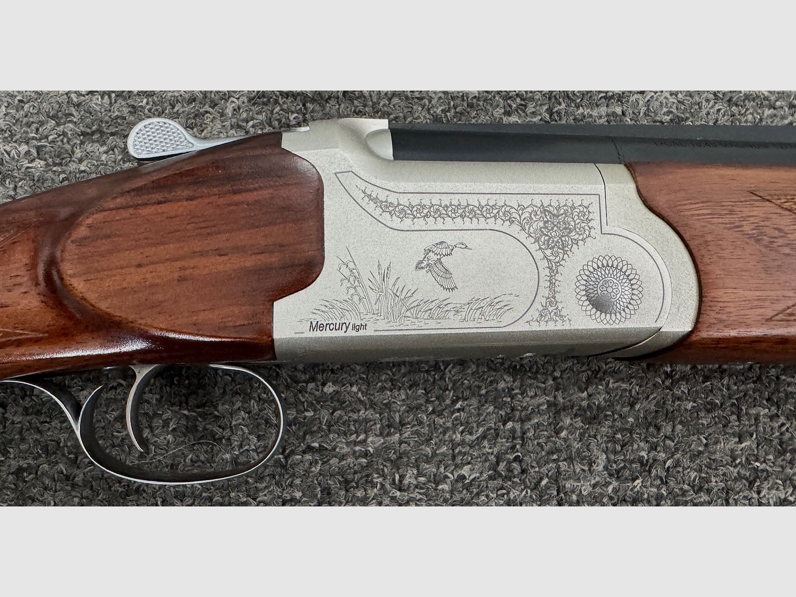 Mercury Bockdoppelflinte Light Silber Stahlschrotbeschuss
