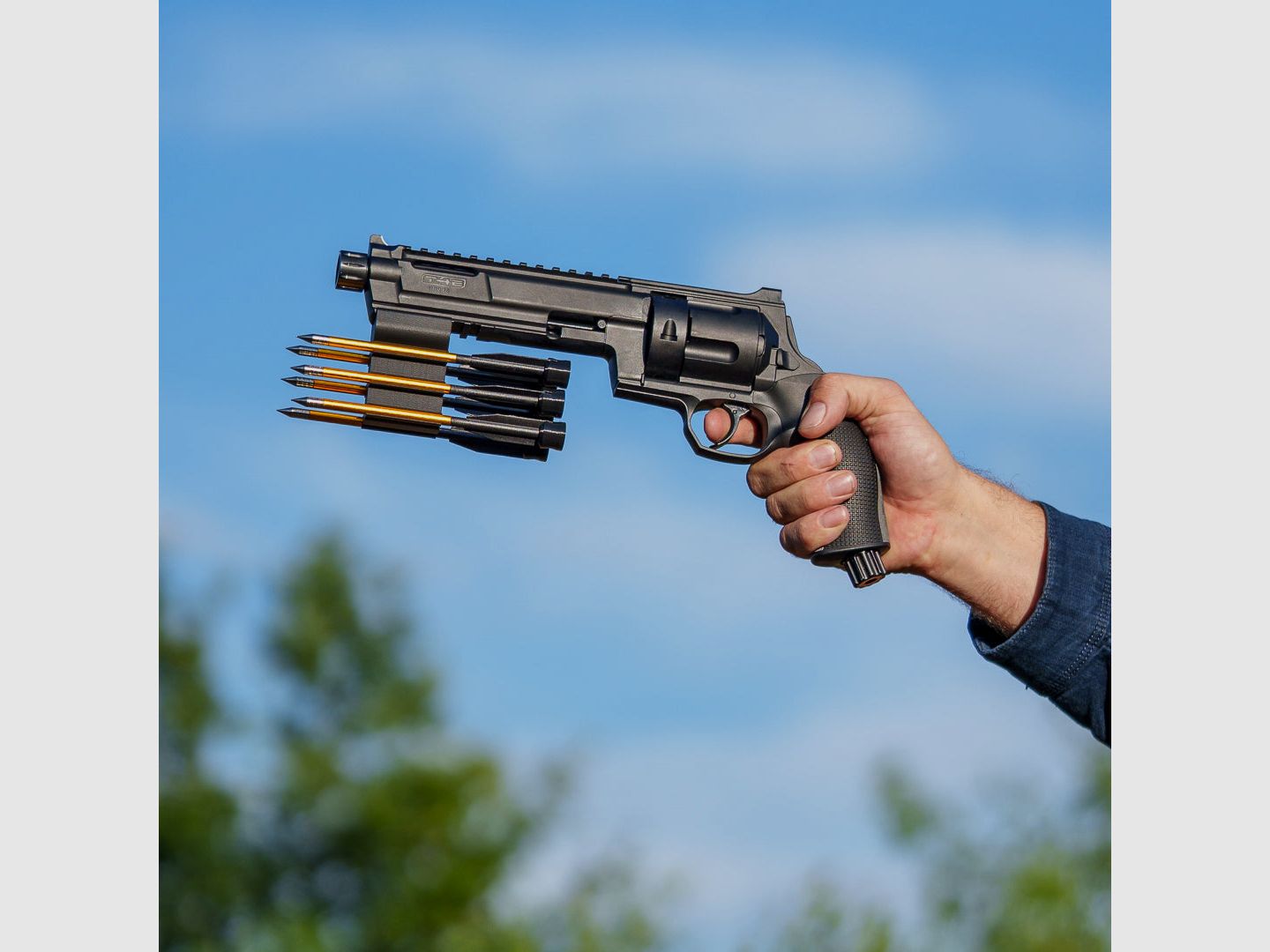 BUNDLE | ARROW HOLDER Cal.68 | Pfeilhalter + 6 Arrows | Schwarz | T4E HDR68 | HDX68 | HDS68 | HDB68