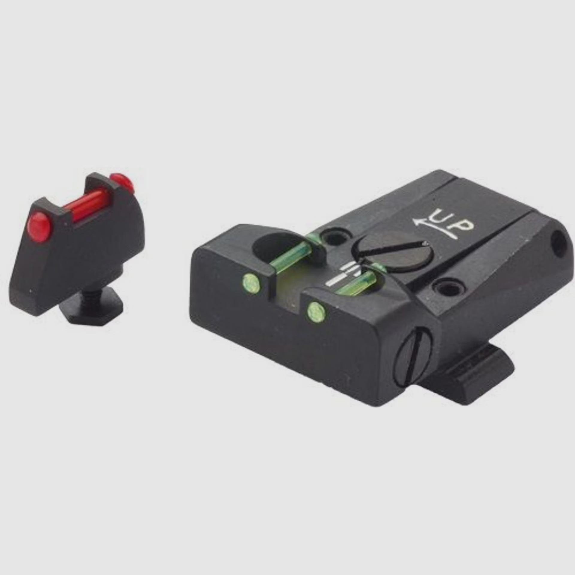 LPA – Fiberglas Visierung Glock 17,19,26/ Walther PDP, Fiberoptik