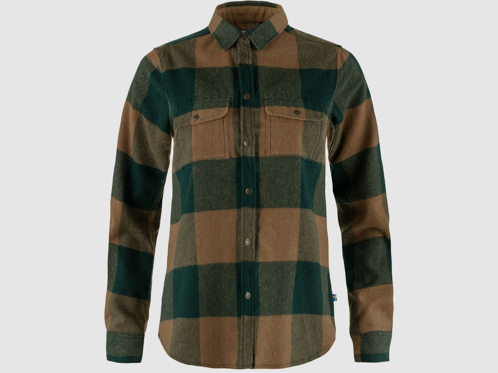 Fjällräven Bluse Canada Deep Forest-Dark Grey