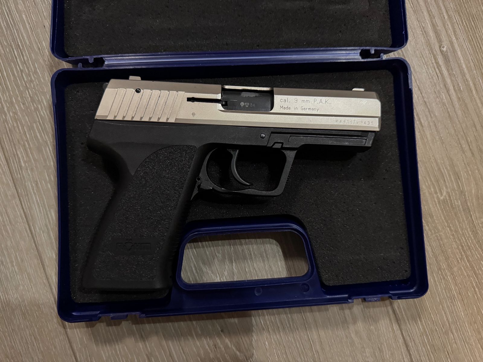 Röhm RG 96 Nickel PTB 699 (Oude Röhm-productie / Blauwe OVP / Stalen barrel), afbeelding 4 van 5
