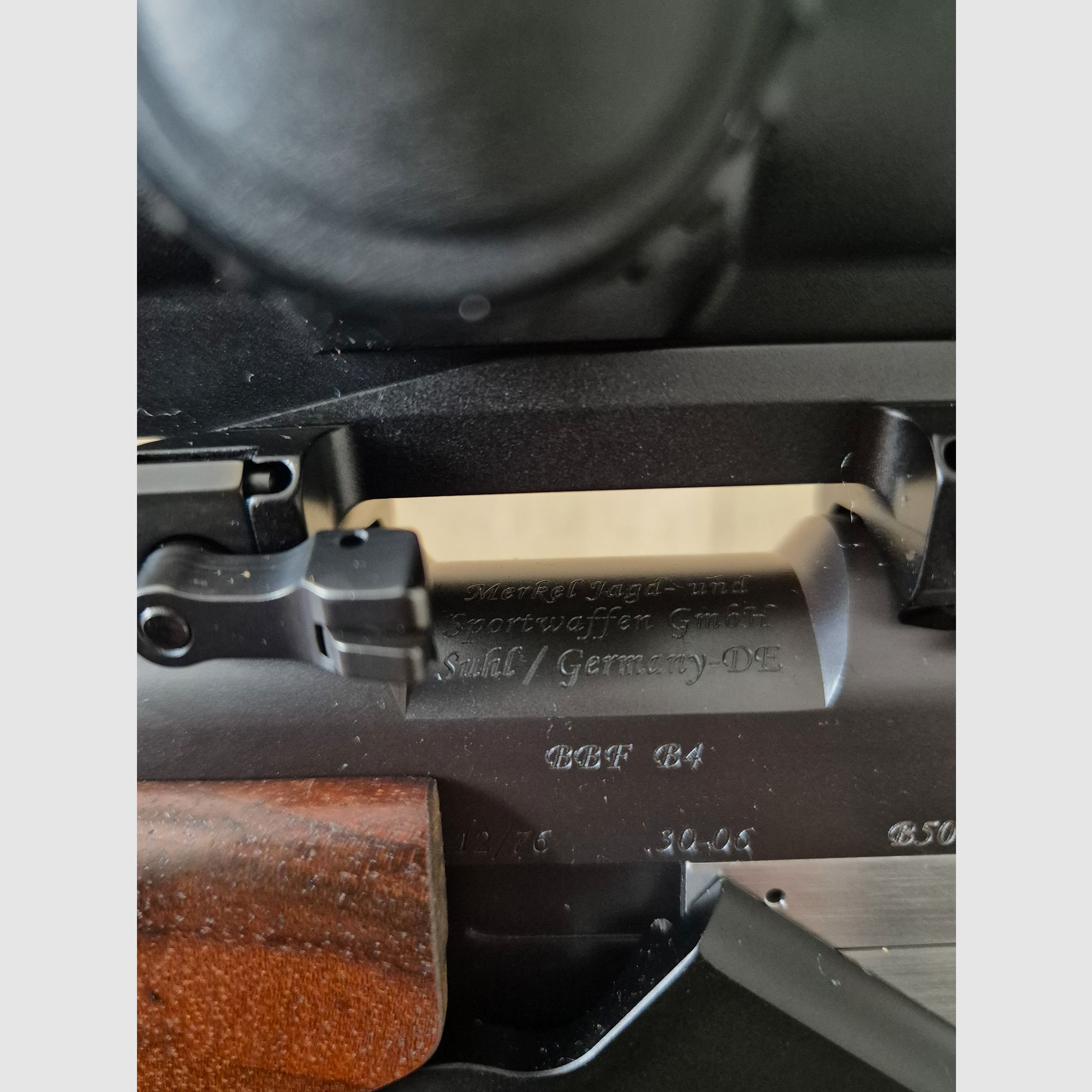 Merkel B4 Bockbüchsflinte 12/76 + 30.06 mit ZF Meopta Meostar R2 2,5-15x56