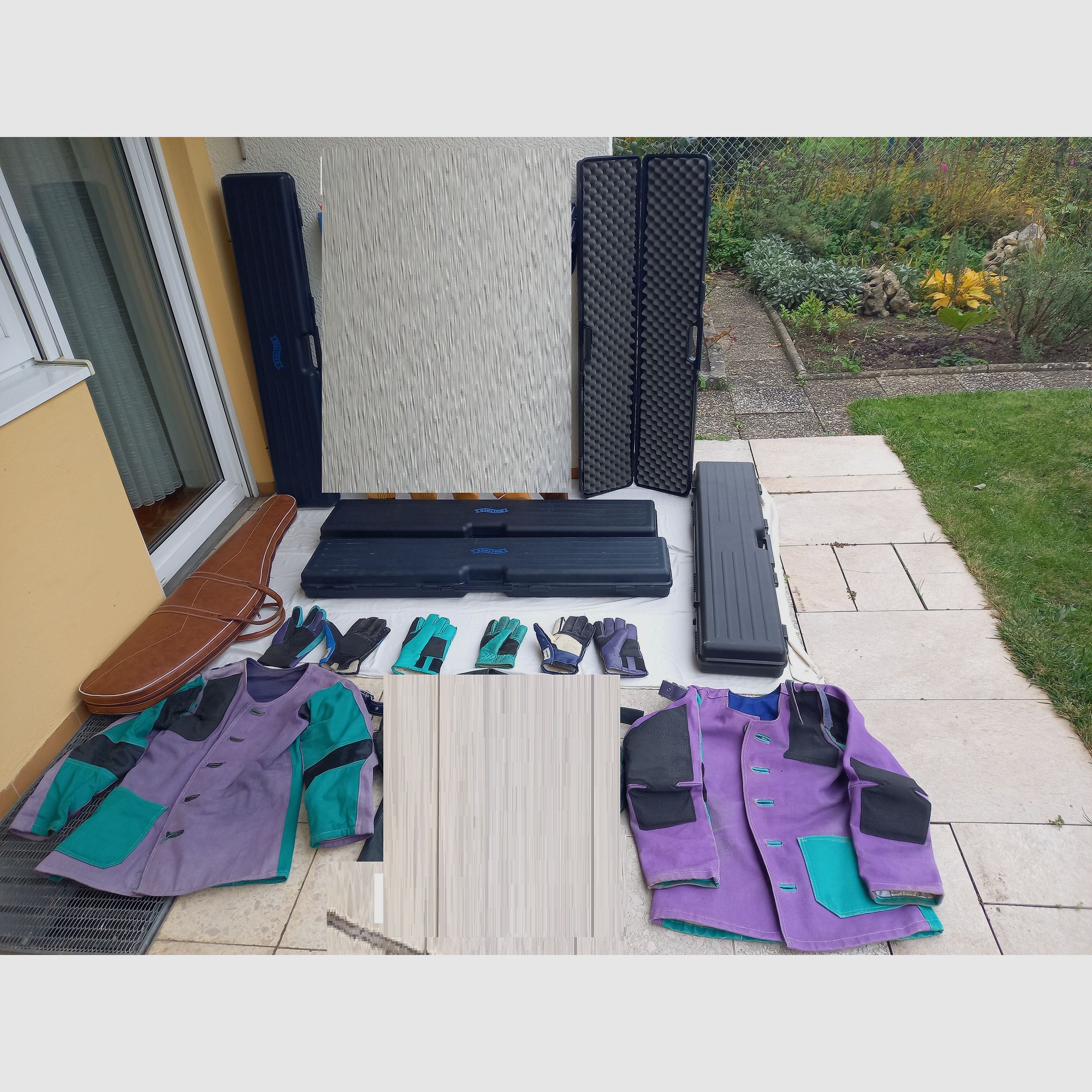 Shooting jacket shooting glove bag case for air rifle air rifles