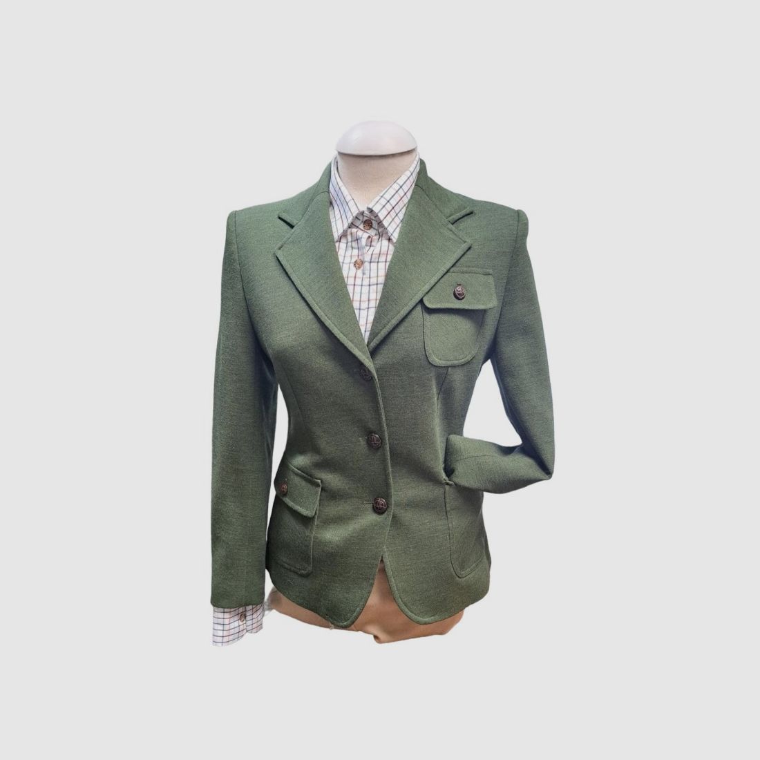 Veste Femme Verte Cintrée, image 4 sur 4