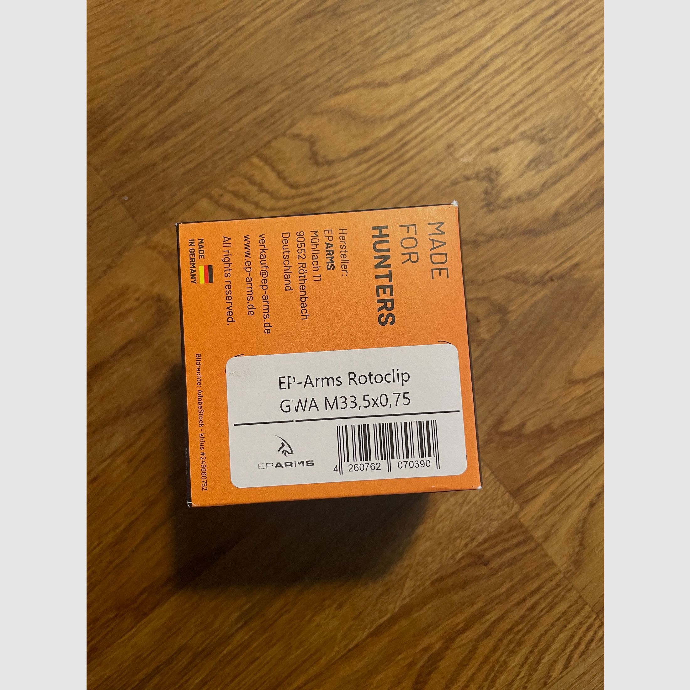 EP Arms Rotoclip adaptador de rosca M33,5 x 0,75