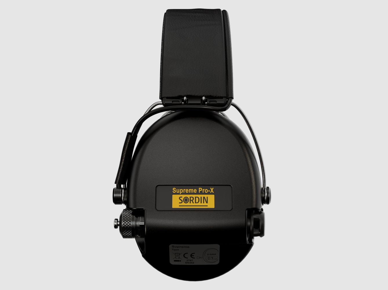 SORDIN ACTIVE HEADSET SUPREME PRO-X SCHWARZ MIT GEL-POLSTER, Bild 4 von 5