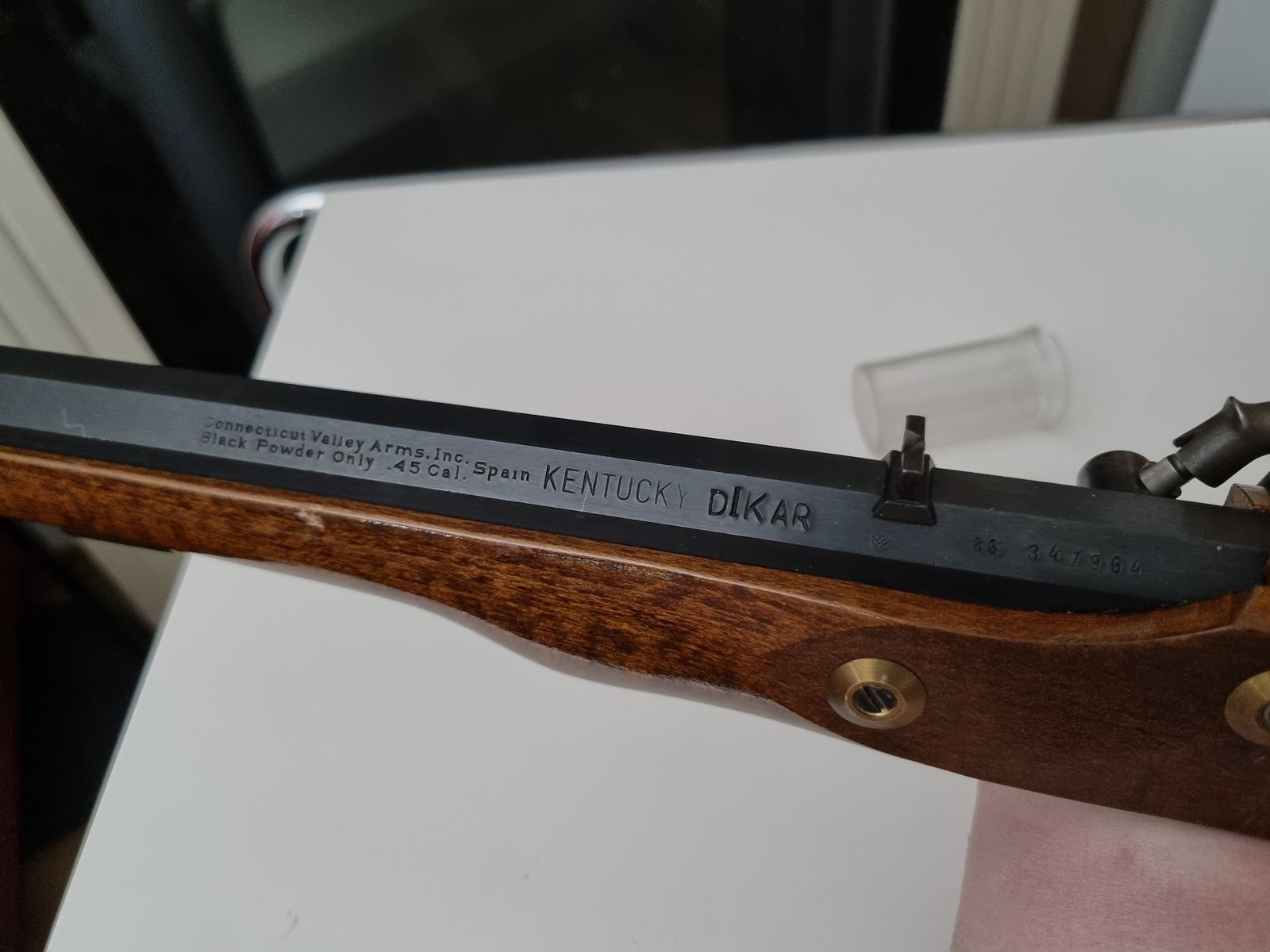 Front-loading pistol Dikar model Kentucky caliber .45