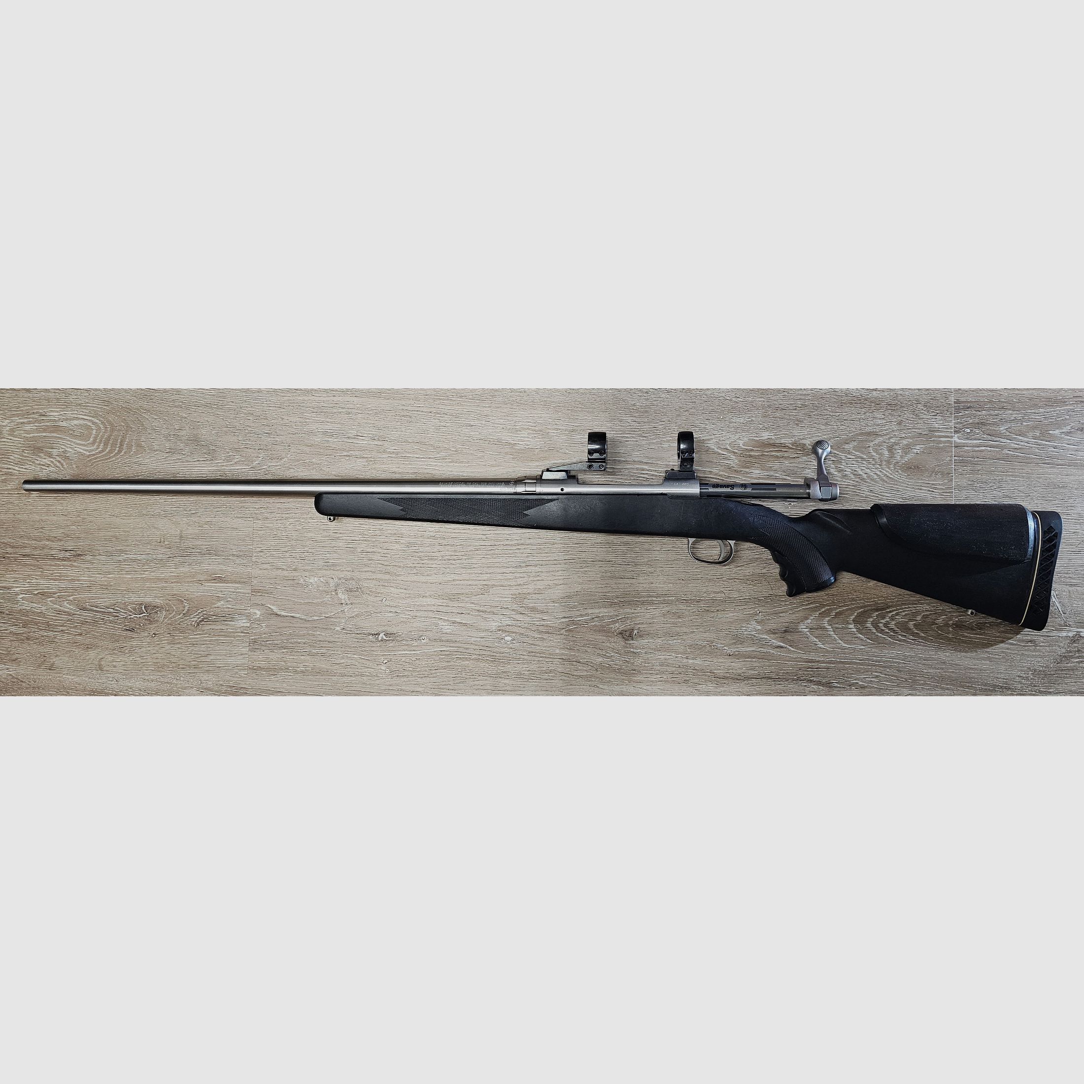 Savage Mod. 116 repeating rifle Cal .338 WinMag with swivel mount (for 30mm tube)