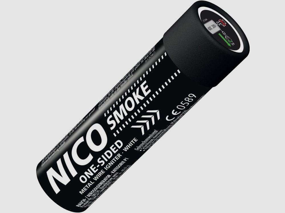 NICO 190 Sekunden Paintball Rauchgranate (weiss)