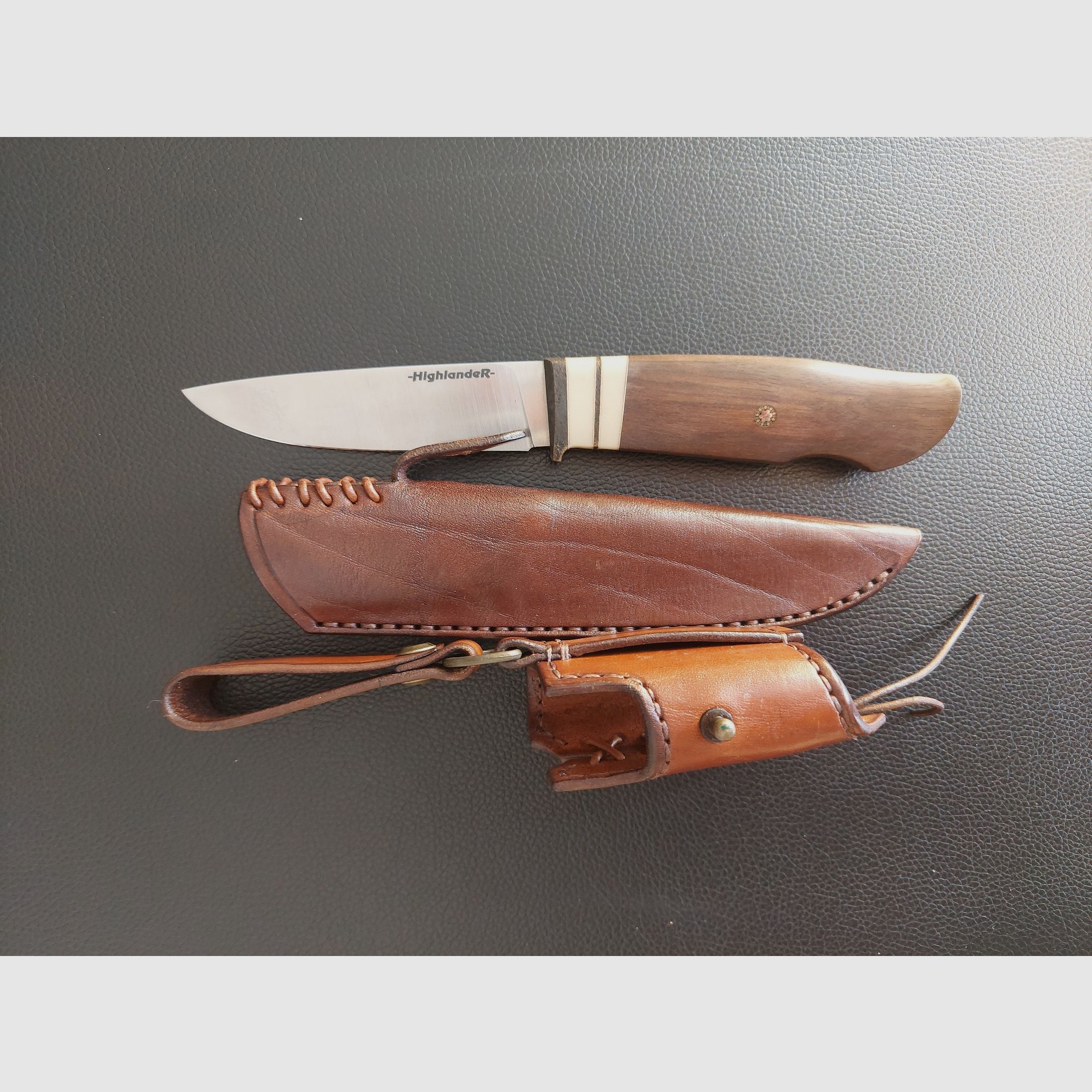 Coltello fatto a mano da -HighlandeR-, realizzato in acciaio Elmax in polvere metallurgica., immagine 1 di 11