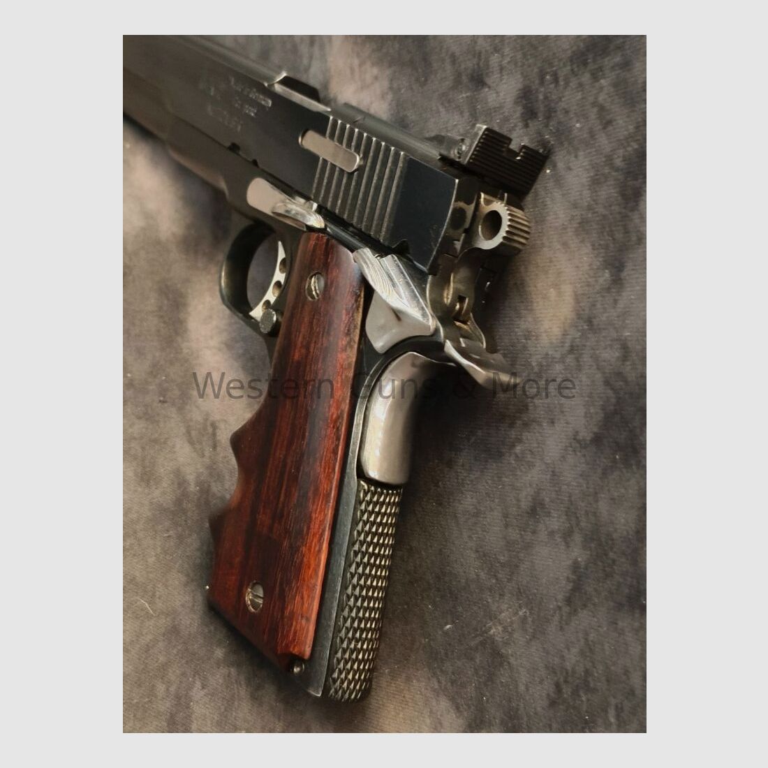 Peters Stahl Sportpistole Peters Stahl Multicaliber Kal.45Auto,6 Zoll+Wechsellauf Kal.9mmLuger 6Zoll, Bild 8 von 8