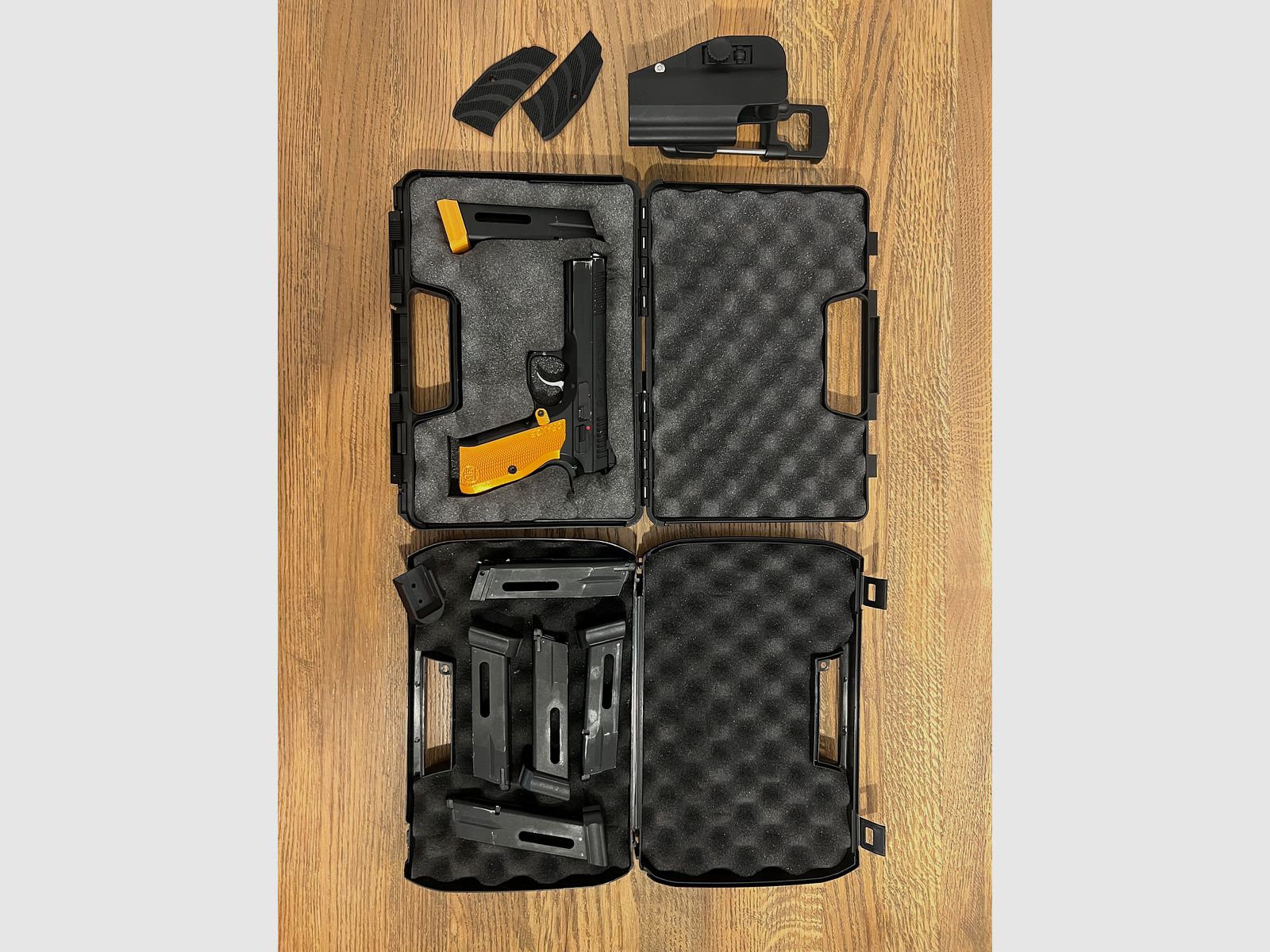 ASG CZ Shadow 2 Orange Komplettset | IPSC / Action Air | 6 magazynków + holster Alpha