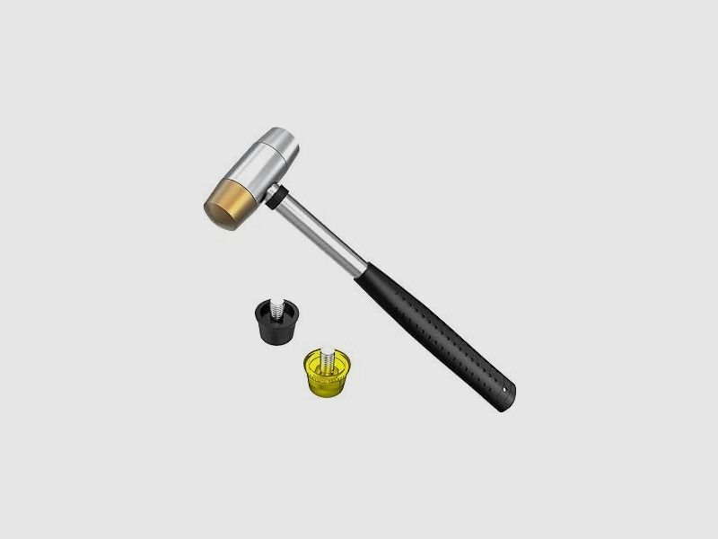 Double Head Brass Hammer 4-pc DAA / CED, image 1 of 3