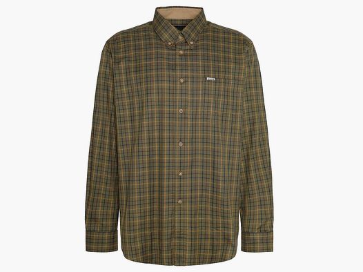 Barbour Hemd Sporting Tattersall  Mid olive