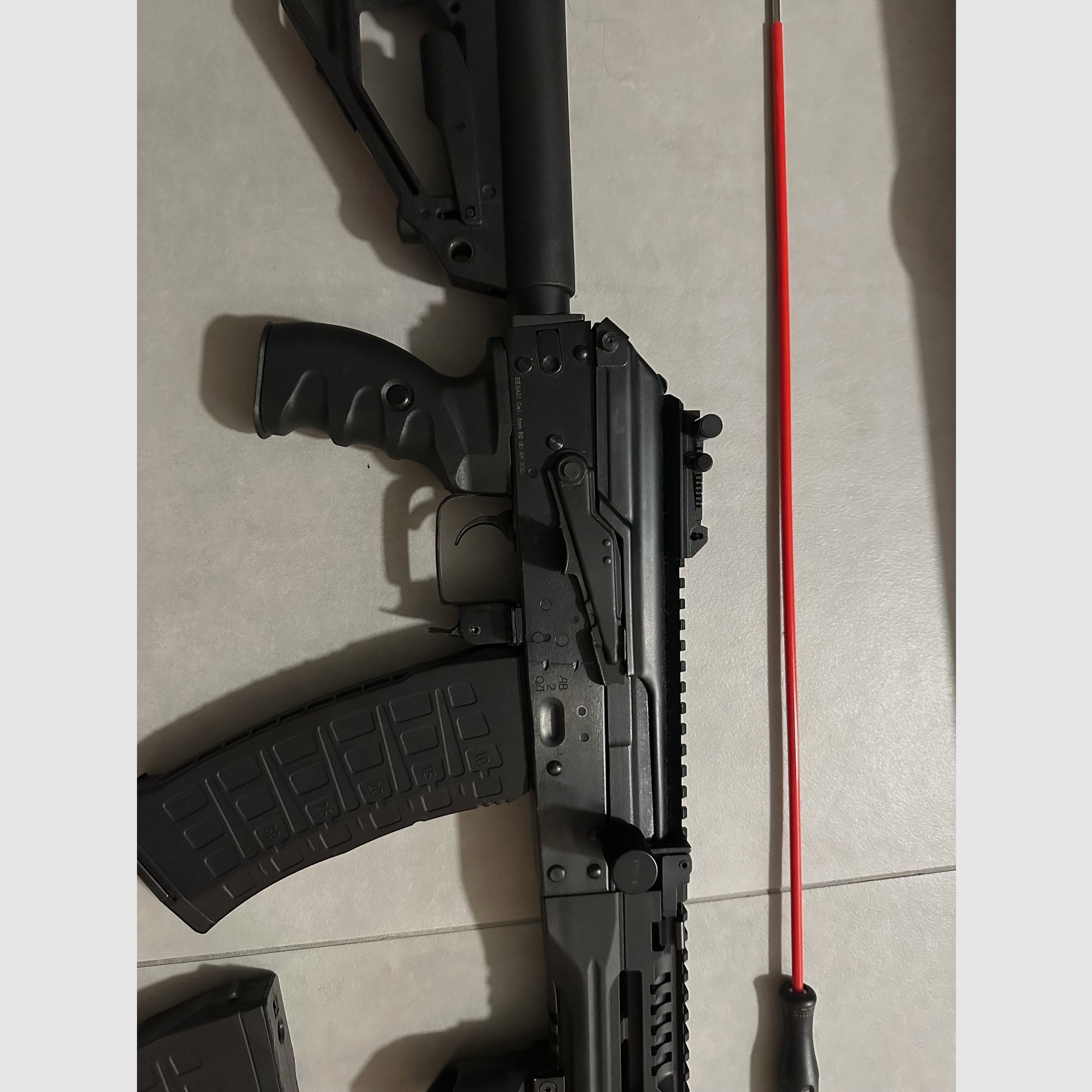 E&L AK12 "Gen.4" S-AEG mit Variohead, Pro HopUp & Begadi CORE EFCS / Mosfet zum tiefstpreis