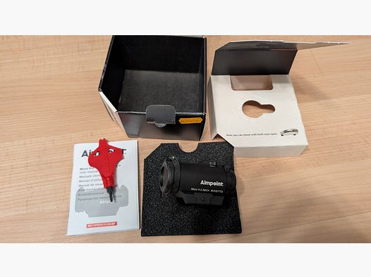 Aimpoint Micro H2 con montaje Picatinny - Como nuevo