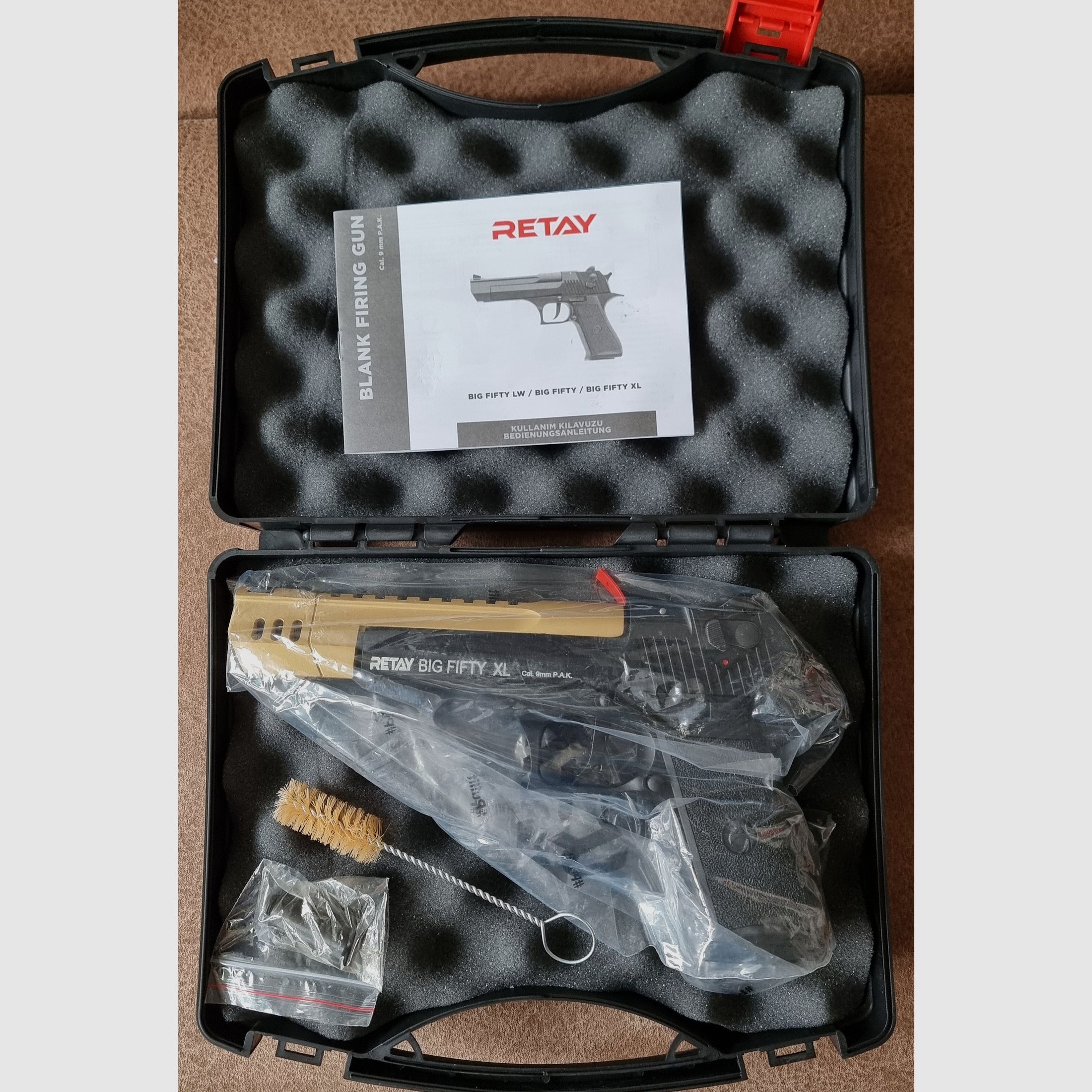 Retay Big fifty xl in bicolor (black/gold) NEW original packed!