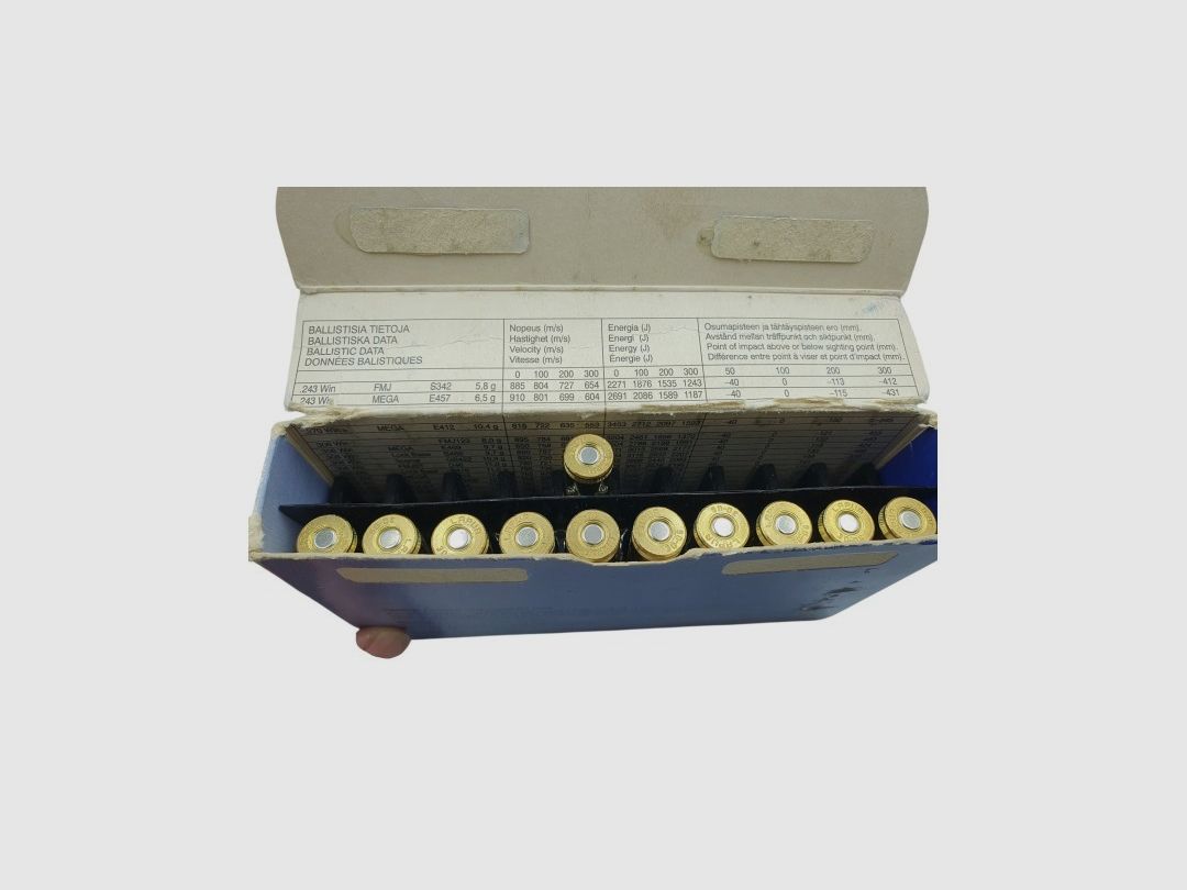 DESTO AMMO - DOOS VAN 11 PATRONEN LAPUA 30-06 MEGA SP 200Grs, afbeelding 3 van 4