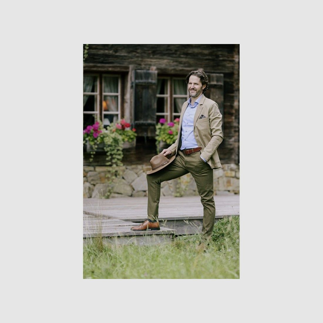 Blaser Herren Chino Denim Stretch Tom