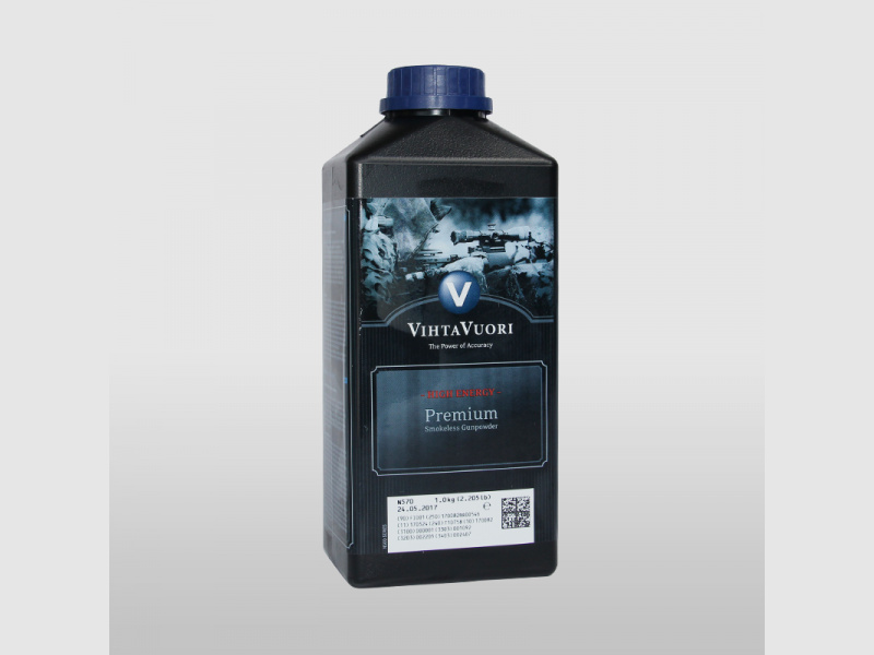 VIHTAVUORI N570 PÓLVORA DE CARGA DE PROYECTIL - 1000 G