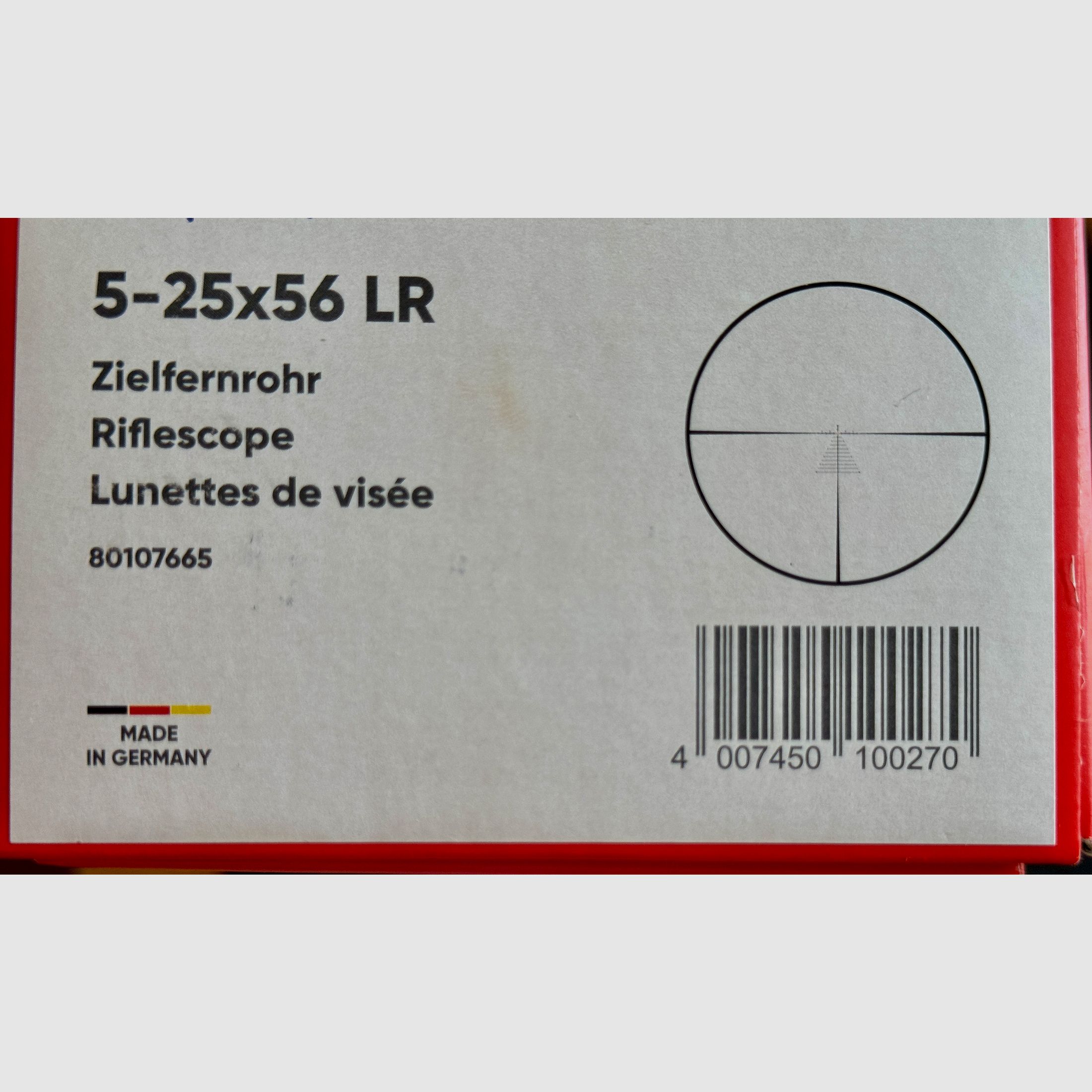 Zielfernrohr Minox LR 5-25x56  mit Montage 