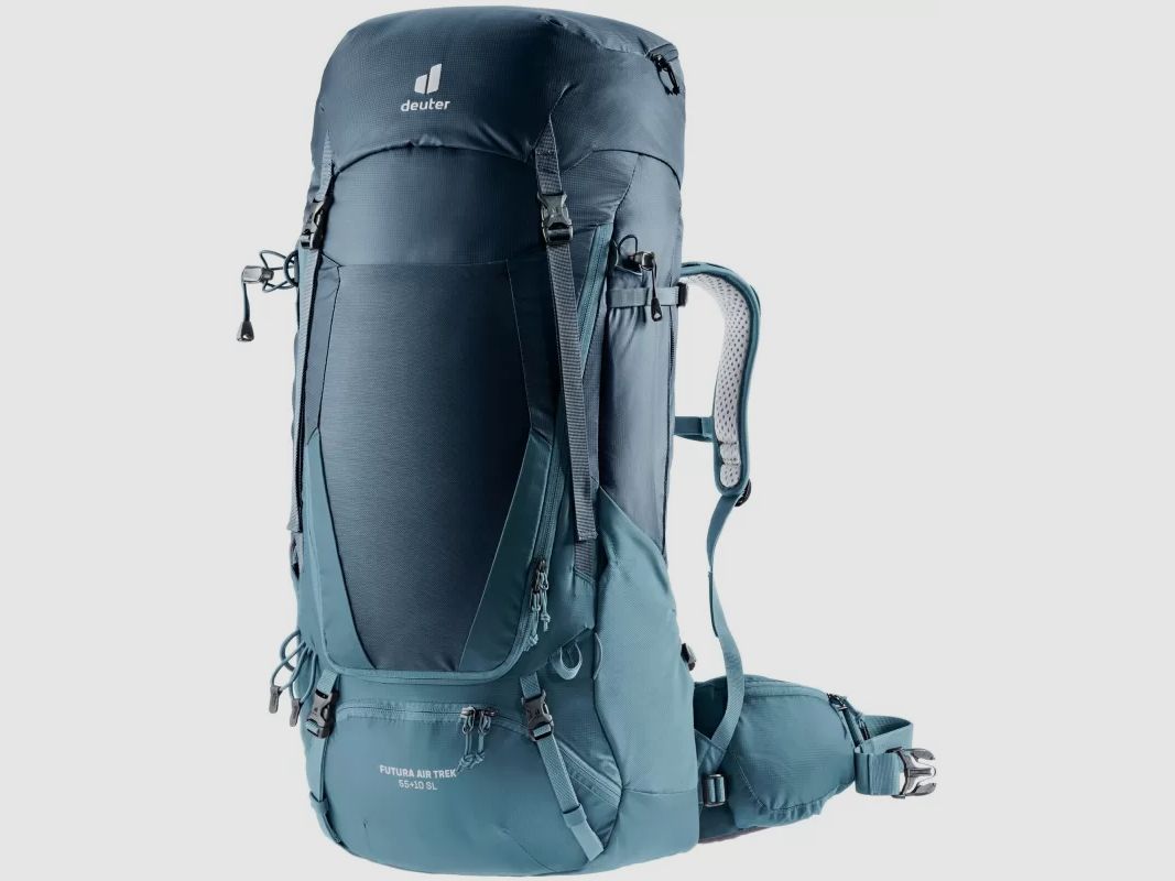 Deuter Futura Air Trek 55 + 10 SL Niebieski, zdjęcie 12 z 12