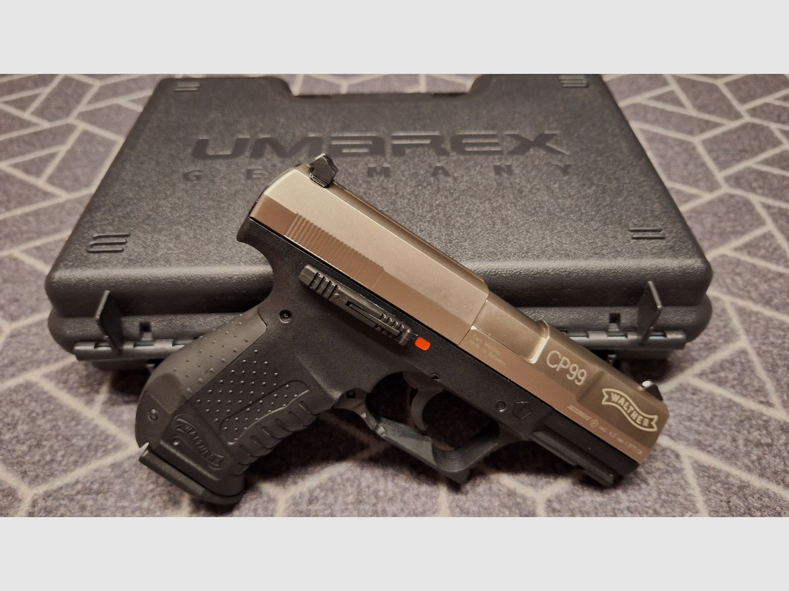 Walther CP99 Nickel 4,5 mm Diabolo CO2-pistool NIEUW!