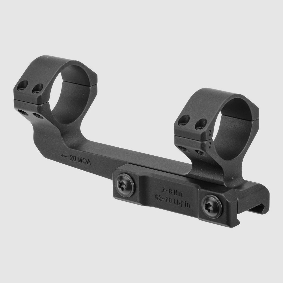 ERATAC Ultraleichte Blockmontage lang Ø 30 mm 20 MOA Vorneigung