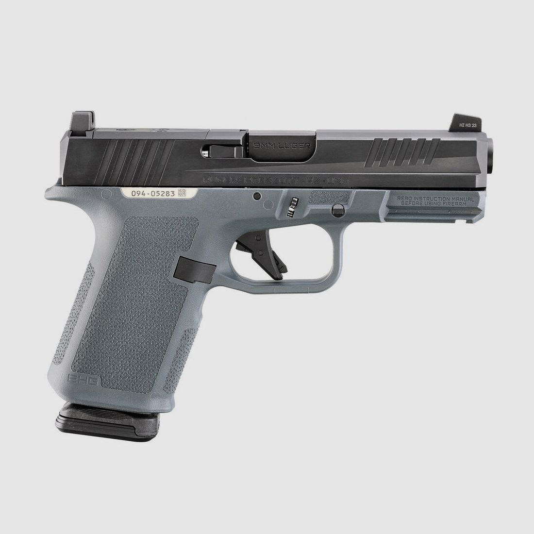 Ruger RXM 9MM LUGER 4,5"/11,4CM NOIR FNC NITRIDE - SANS TRITIUM