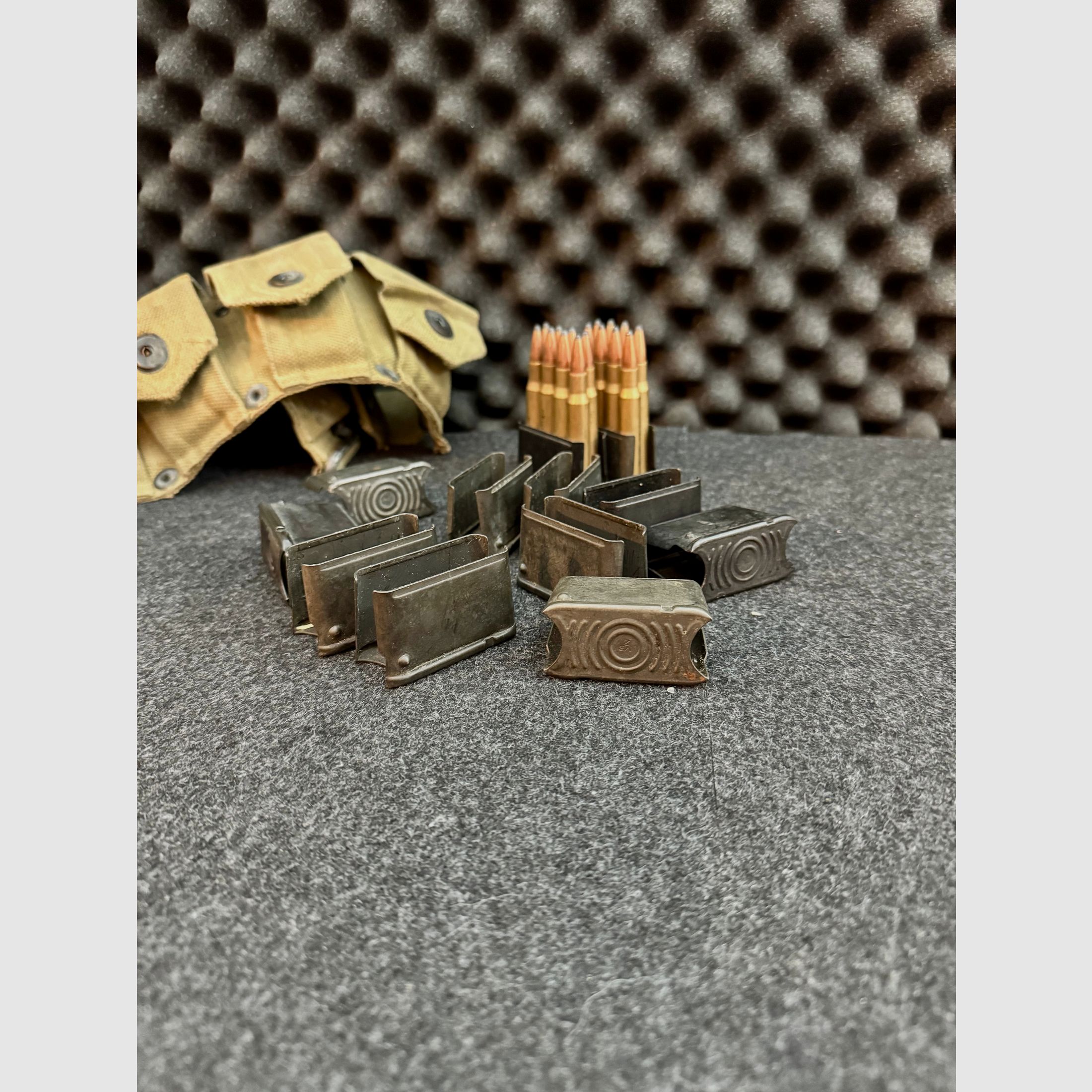 Munition Clip M1 Garand, 30-06, 5er Clips Munclip, M1 Garand 8 Schuss Ladeclip WK II Arsenalware