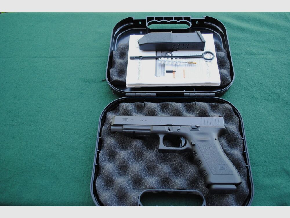 Glock 35, Gen. 4, Original Koffer mit allem Zubehör
