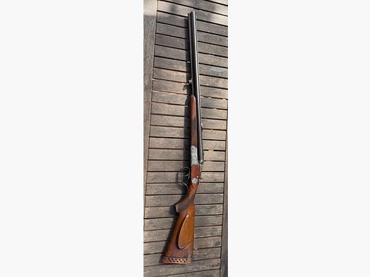 Sauer und Sohn Drilling / Doppelflinte Kal. 16/16/7x57R z Schmidt & Bender 4x36/81 & Suhler Einhakmontage