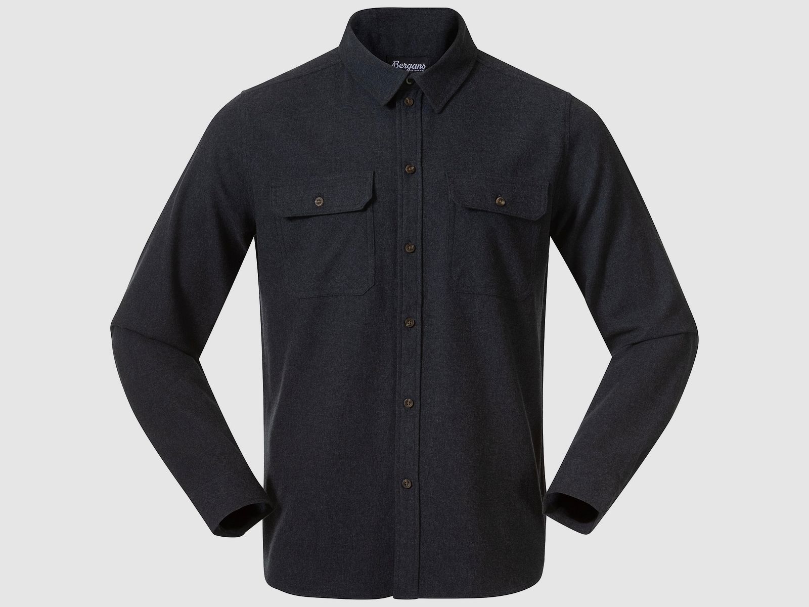 Bergans Nordmarka Flanellhemd Herren Marineblau L