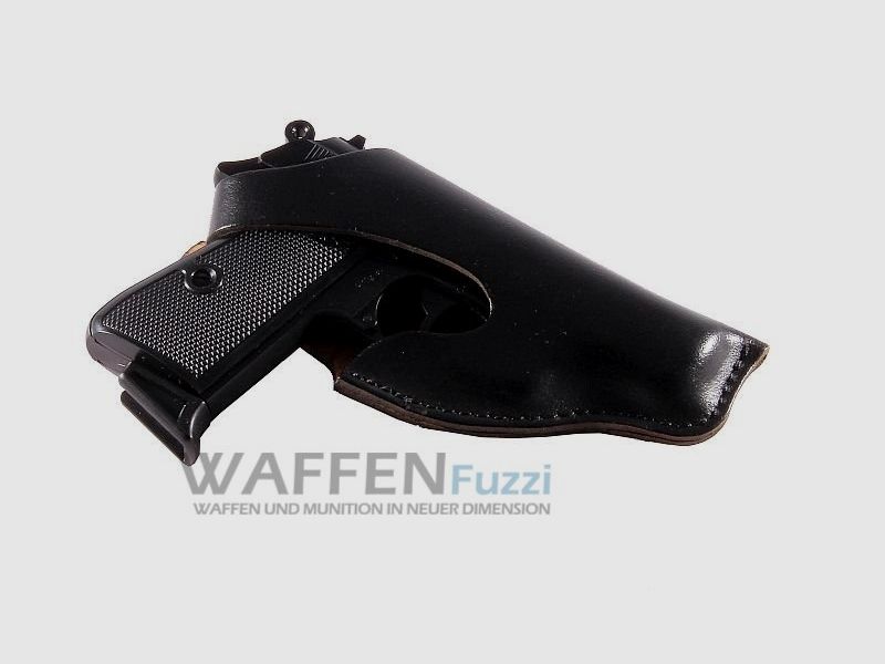 Belt holster quick draw holster with clip for pistol Walther PPK, Mauser and more.