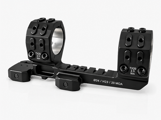 ERATAC T7 Ø34mm 20MOA verlängerte Blockmontage 23mm