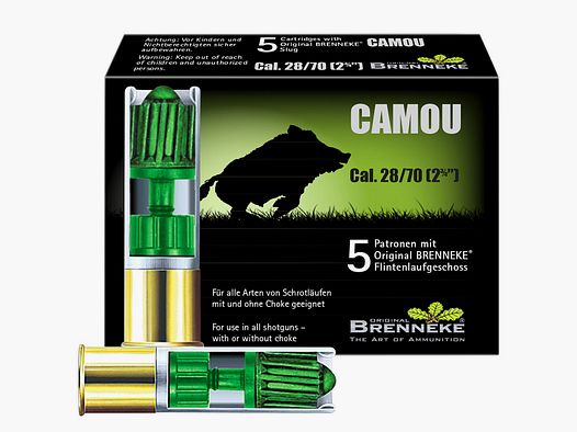 Brenneke 28/70 Camou 18,3g/282grs. – 5 Stk.