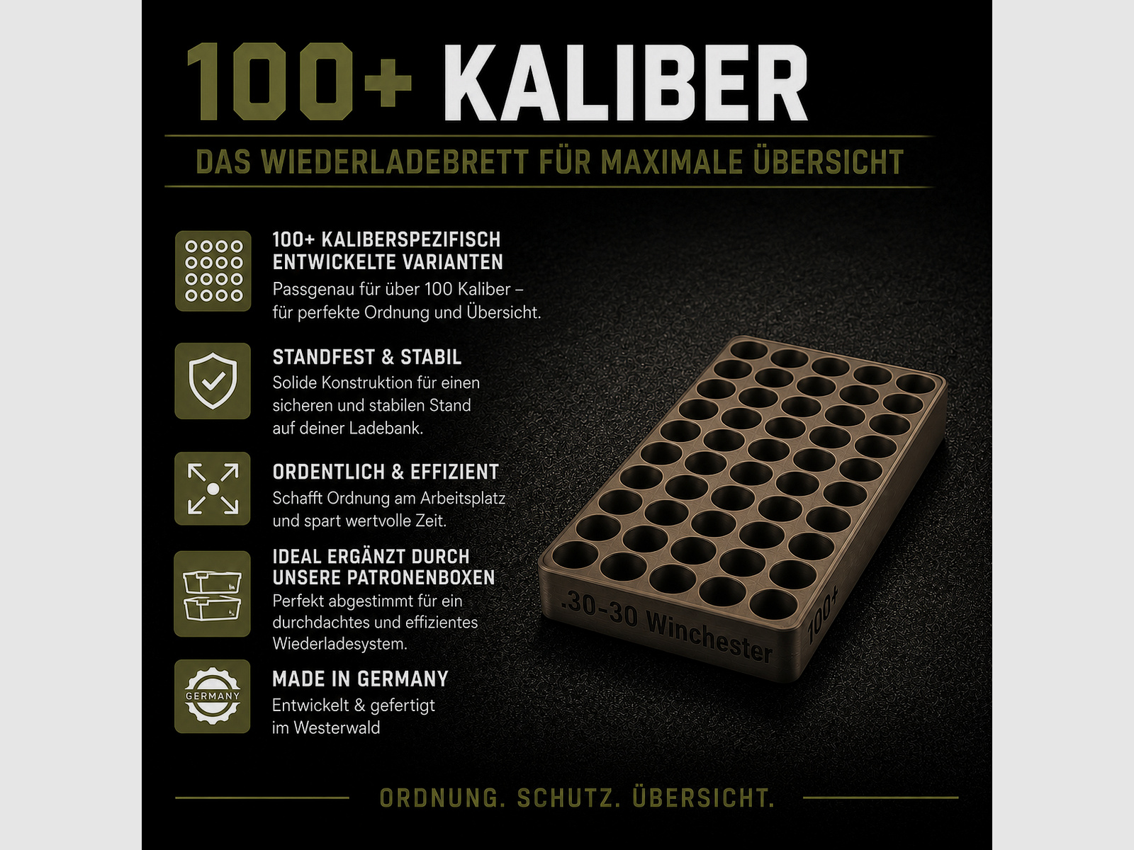 Filamelt - Premium Wiederladebrett .50 Beowulf