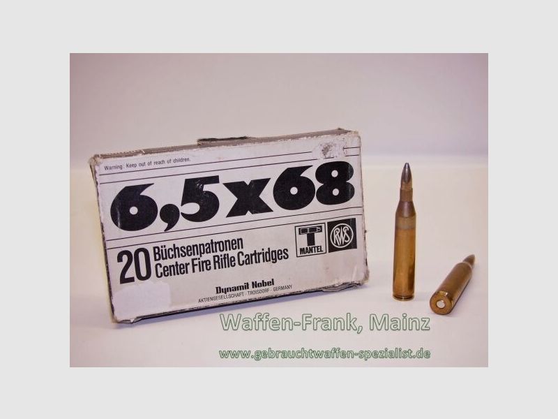 RWS (WZd.Fa.Rottweil) 93 gr. / 6,0 g TM encore avec revêtement en acier fondu 6,5x68, image 1 sur 2
